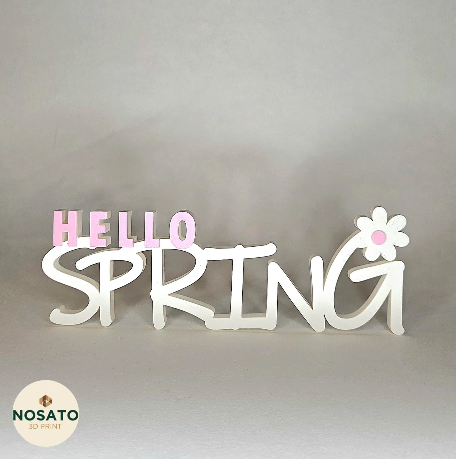 Aufsteller "Hello Spring"