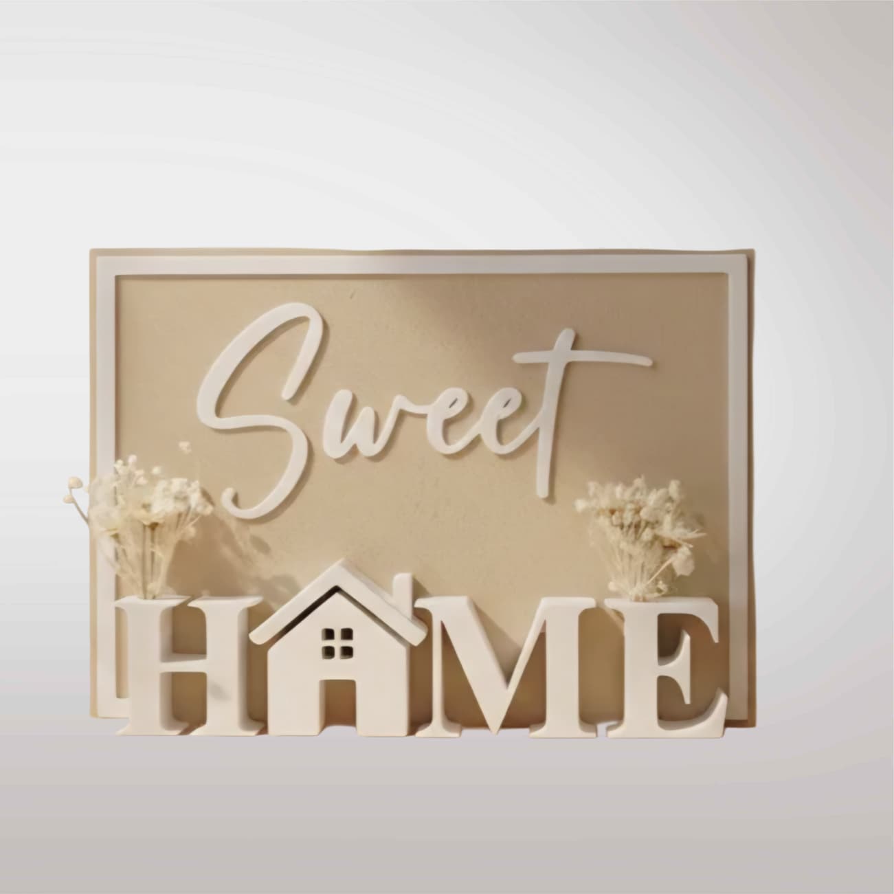 Aufsteller "Sweet Home"