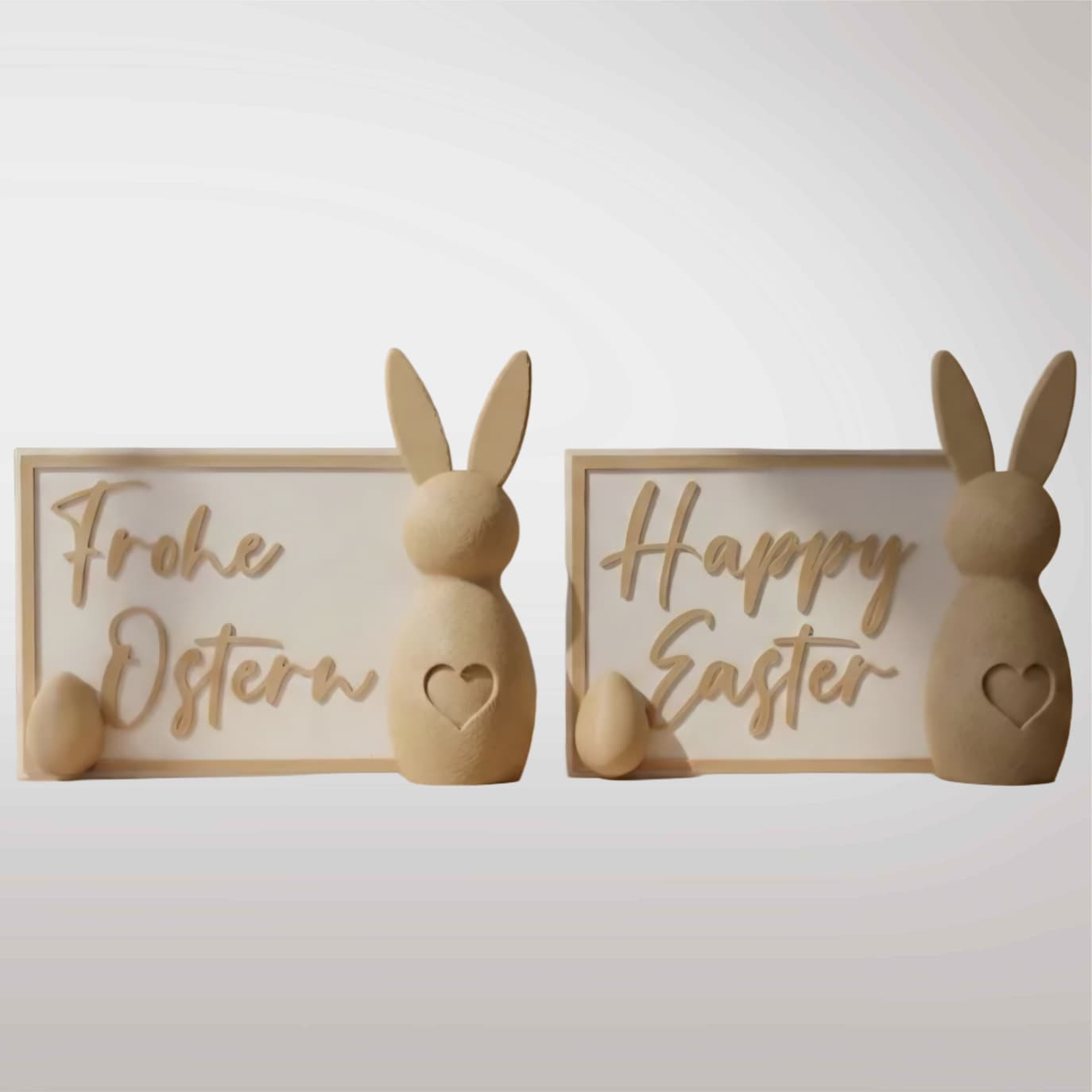 Aufsteller "Hase & Ei"